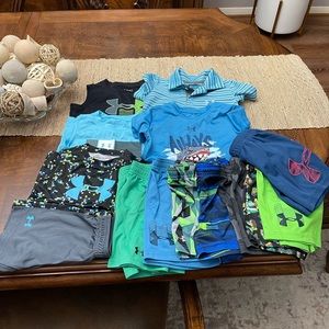 14 piece under armour size 2T lot Heat Gear